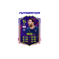 Lionel Messi Paris Sticker by FUT Mentor