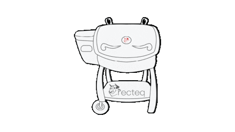 Happy Chicken Sticker by recteq