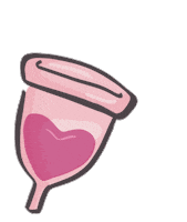 period menstruation Sticker by Put A Cup In It