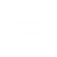 Happy Birthday Sticker