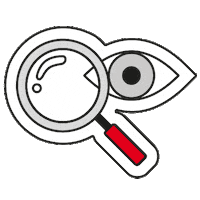 bundesagenturfurarbeit logo ausbildung lupe detektiv Sticker