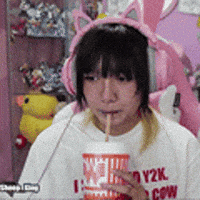 Streamer Drinking GIF