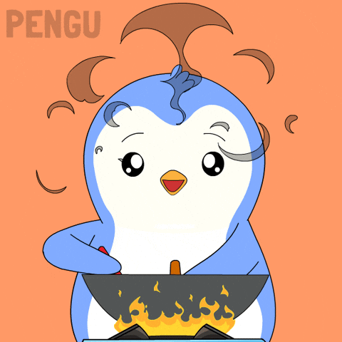 Master Chef Cooking GIF by Pudgy Penguins