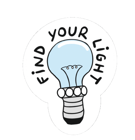 lifeonpaper light lightbulb lifeonpaper lifeonpapercomics Sticker