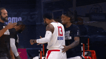 Regular Season Hug GIF by NBA