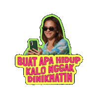 Happy Girl Sticker by Vidio