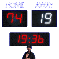 19 Away Sticker