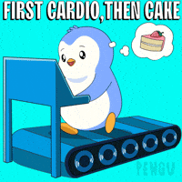 No Pain No Gain Running GIF by Pudgy Penguins