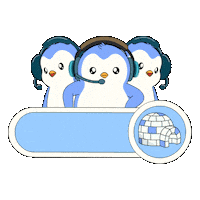 Team Contact Us Sticker by Pudgy Penguins