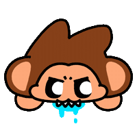 Biting Nom Nom Sticker