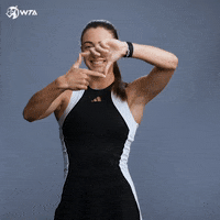 Tennis Look Through GIF by WTA