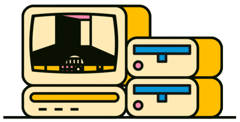 First Person Shooter Computer Sticker