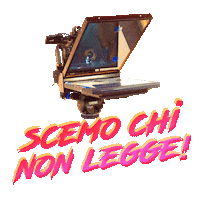 8Bit Teleprompter Sticker by Gobbo_Elettronico