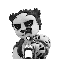 Gun Shooting Sticker by Endangered Labs