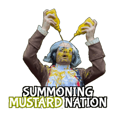 Mustard Condiment Sticker