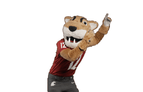 Washington State Mascot Sticker by WSU Pullman