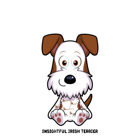 Irish Terrier Love Sticker by VeeFriends