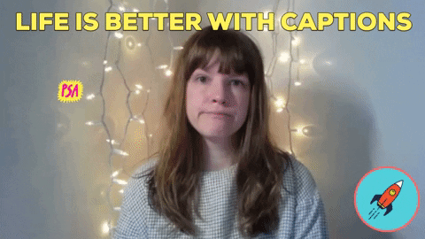 Psa Captions GIF by ITCs4All
