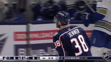 Happy Columbus Blue Jackets GIF by NHL