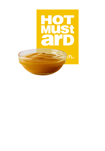 Hot Mustard Sauce Sticker by McDonalds