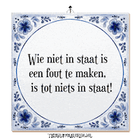 Nl Wijsheid Sticker by Tegelspreuken.nl