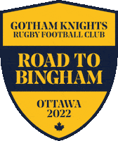 Ottawa Bingham Sticker by Gotham Knights Rugby