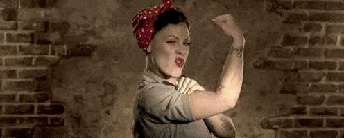 pink giphyupload pink p!nk we can do it GIF