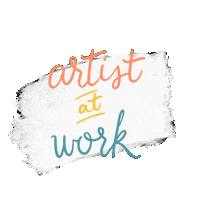 elanacamillecreates artist artist at work freelance life elanacamille Sticker