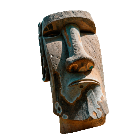 pinupchile giphyupload chile statue atacama Sticker