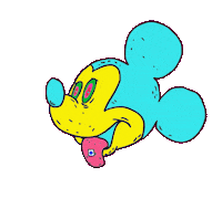 Morph Mickey Mouse Sticker by TRIPPIESTEFF