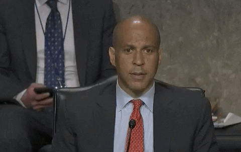Cory Booker Smile GIF by GIPHY News