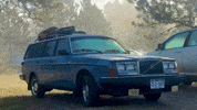 CrashlandCramer volvo foggy station wagon old cars GIF
