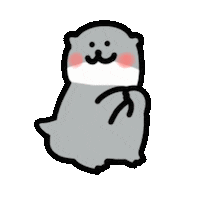 Otter Love Sticker