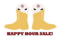 DoubleHBoots shopping usa america working Sticker