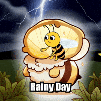 Rainy Day Storm GIF by Beelightened