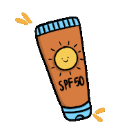 Beach Explore Sticker by Regina Awang