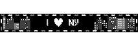 New York Pixel Sticker