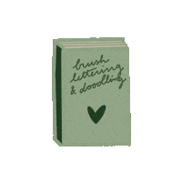 Book Lettering Sticker