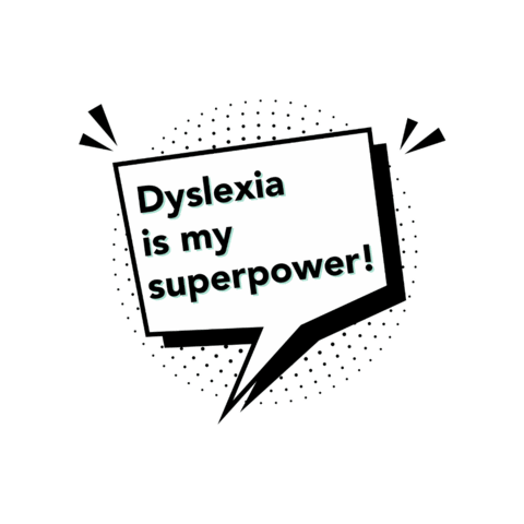 DyslexiaReadingCenter superpower drc dyslexia dyslexia reading center Sticker