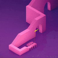 monument valley water GIF by Pi-Slices