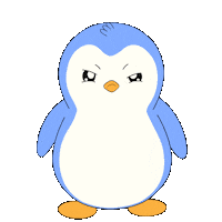 Angry Fire Sticker by Pudgy Penguins