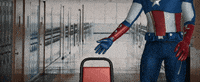 sitting captain america GIF by Manny404