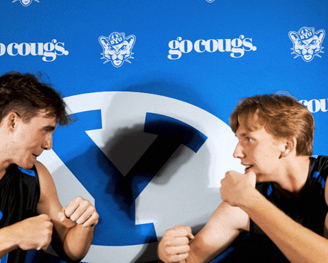 Fight Fighting GIF by BYU Cougars