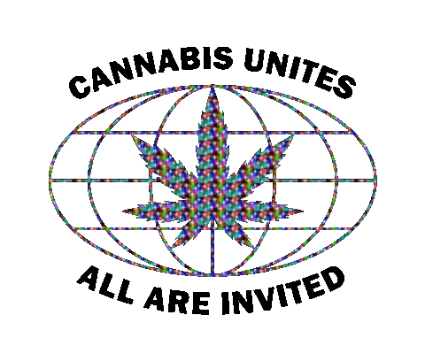 Weed Glitter Sticker by mrnicelondon