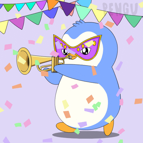 Party Celebrate GIF by Pudgy Penguins
