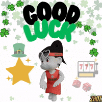 Good Luck Gif GIF by Zhotcita