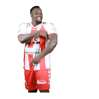 Hand Reds Sticker by Montfermeil Handball