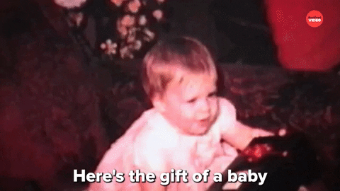 Christmas Baby GIF by BuzzFeed