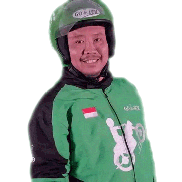 come one let's go Sticker by GO-JEK