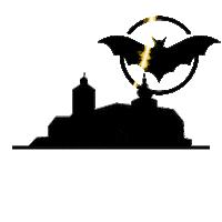 Batman Castle Sticker by Esterhazy